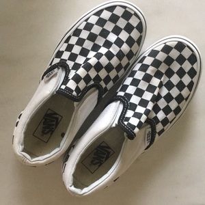 Black and White Checkered Vans